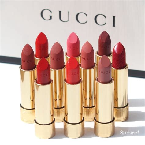 gucci lip balm swatches|Gucci lip balm colors.